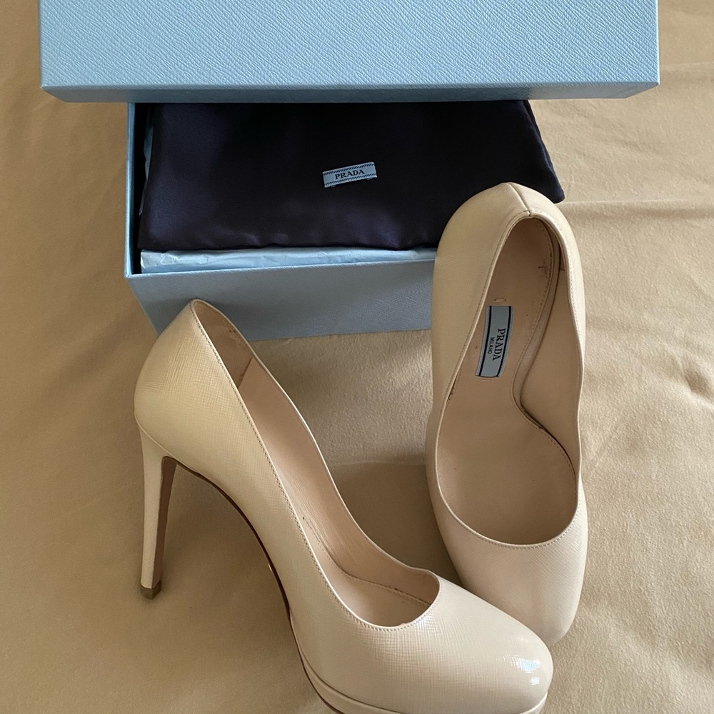 Prada Nude Pumps